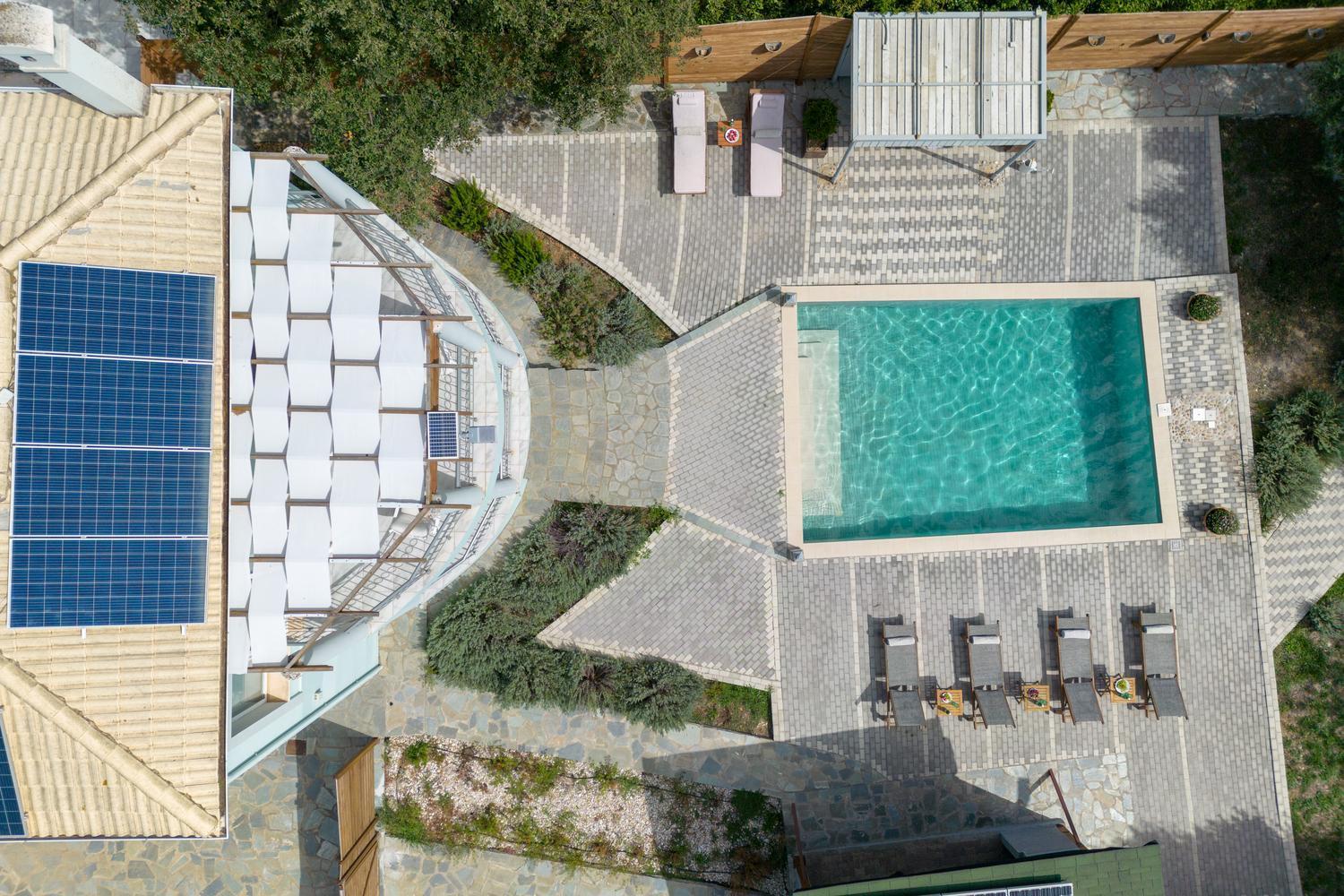 Villa Serenity - Off Grid Villa Pouládes Exterior photo